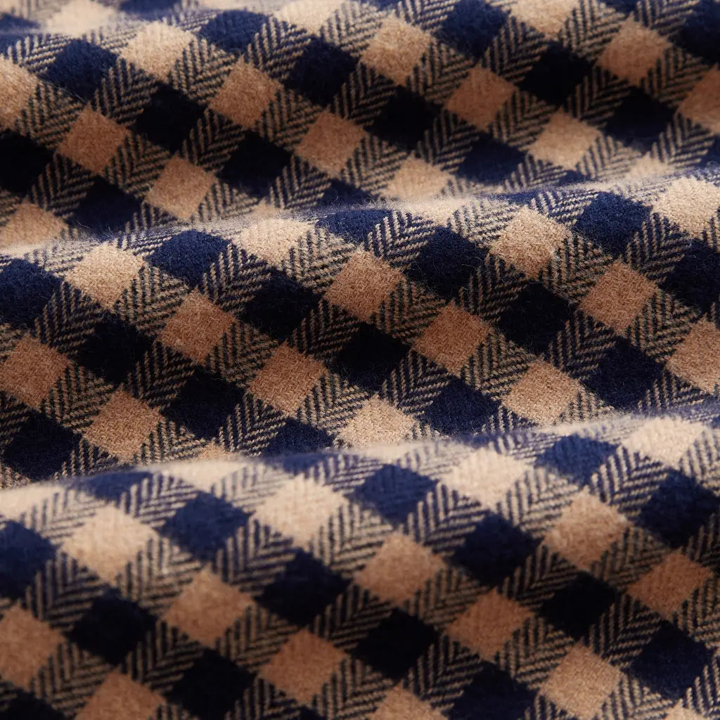 PORTUGUESE FLANNEL -  CHEMISE ROCA BROWN -  Klubb