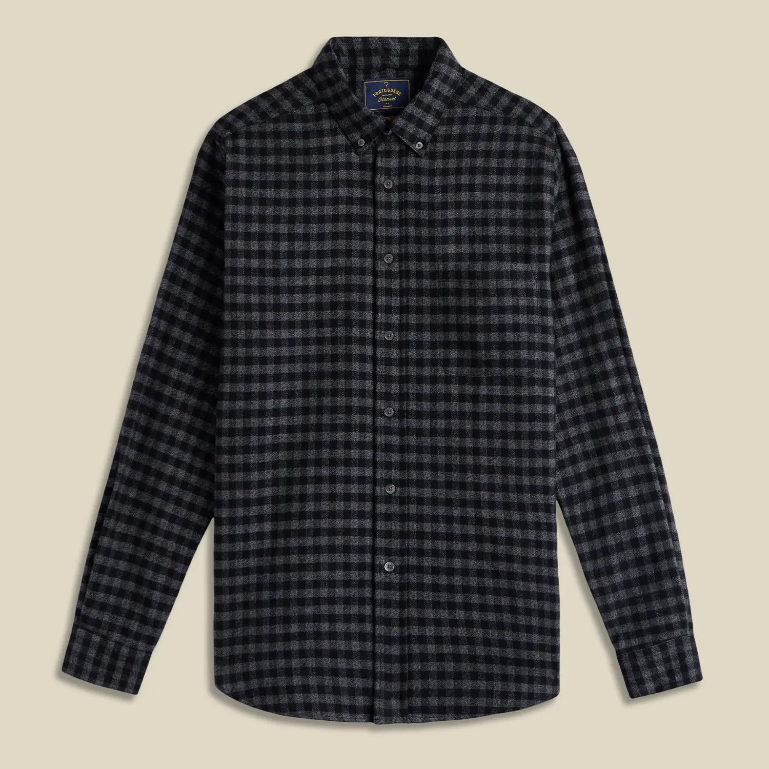 PORTUGUESE FLANNEL -  CHEMISE ROCA GREY -  Klubb