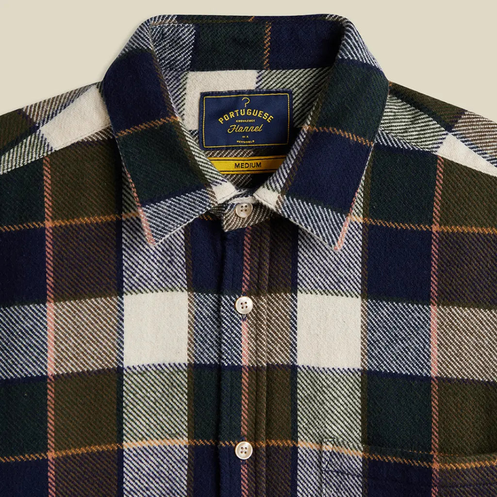 PORTUGUESE FLANNEL -  CHEMISE ROCA PINE -  Klubb