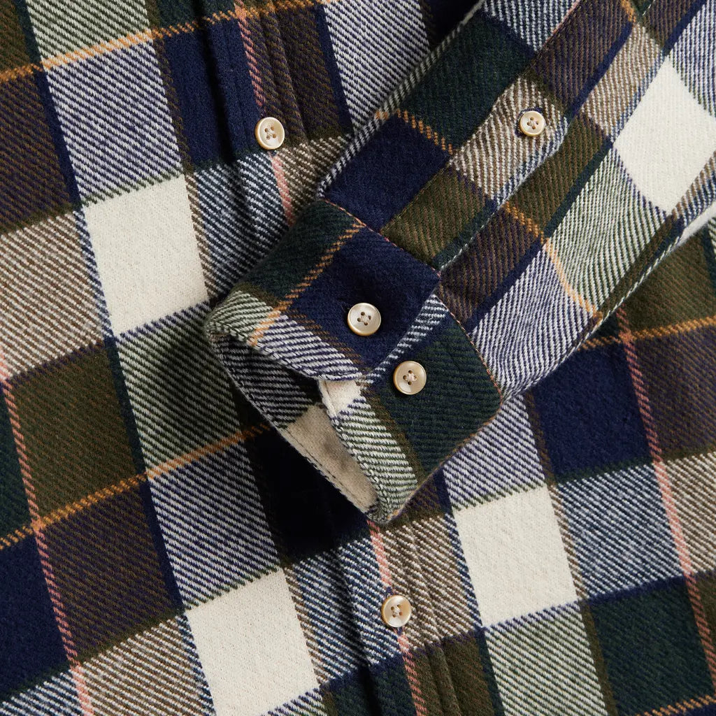 PORTUGUESE FLANNEL -  CHEMISE ROCA PINE -  Klubb