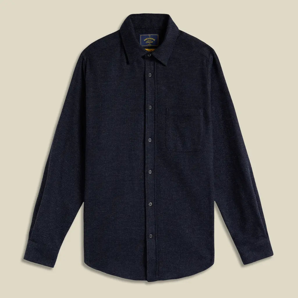 PORTUGUESE FLANNEL -  CHEMISE SOUNDS GREY -  Klubb