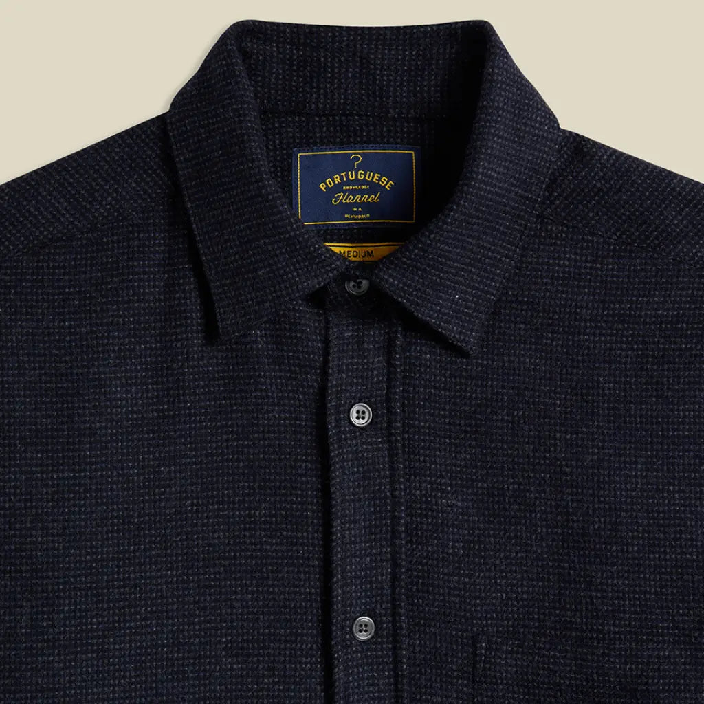 PORTUGUESE FLANNEL -  CHEMISE SOUNDS GREY -  Klubb