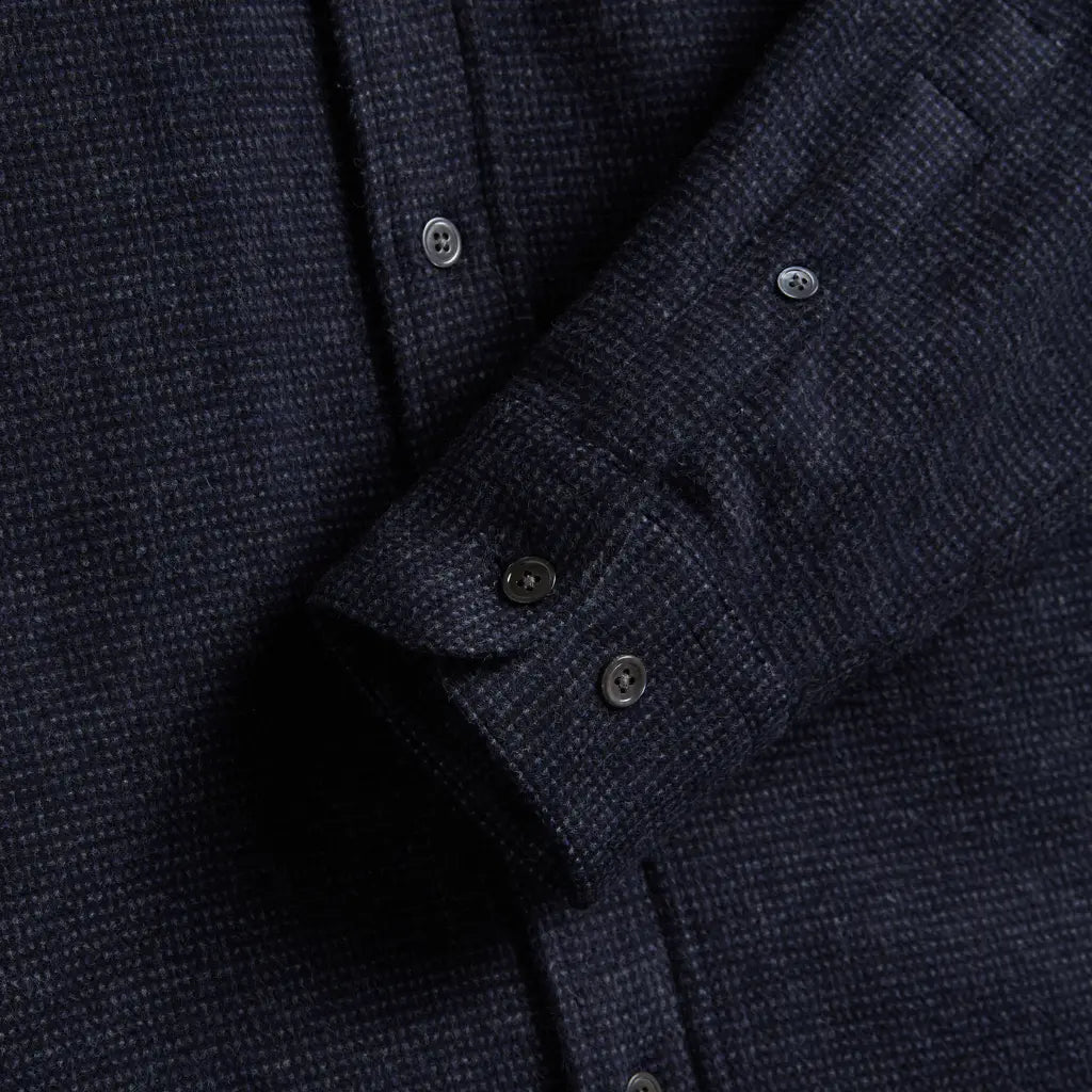 PORTUGUESE FLANNEL -  CHEMISE SOUNDS GREY -  Klubb