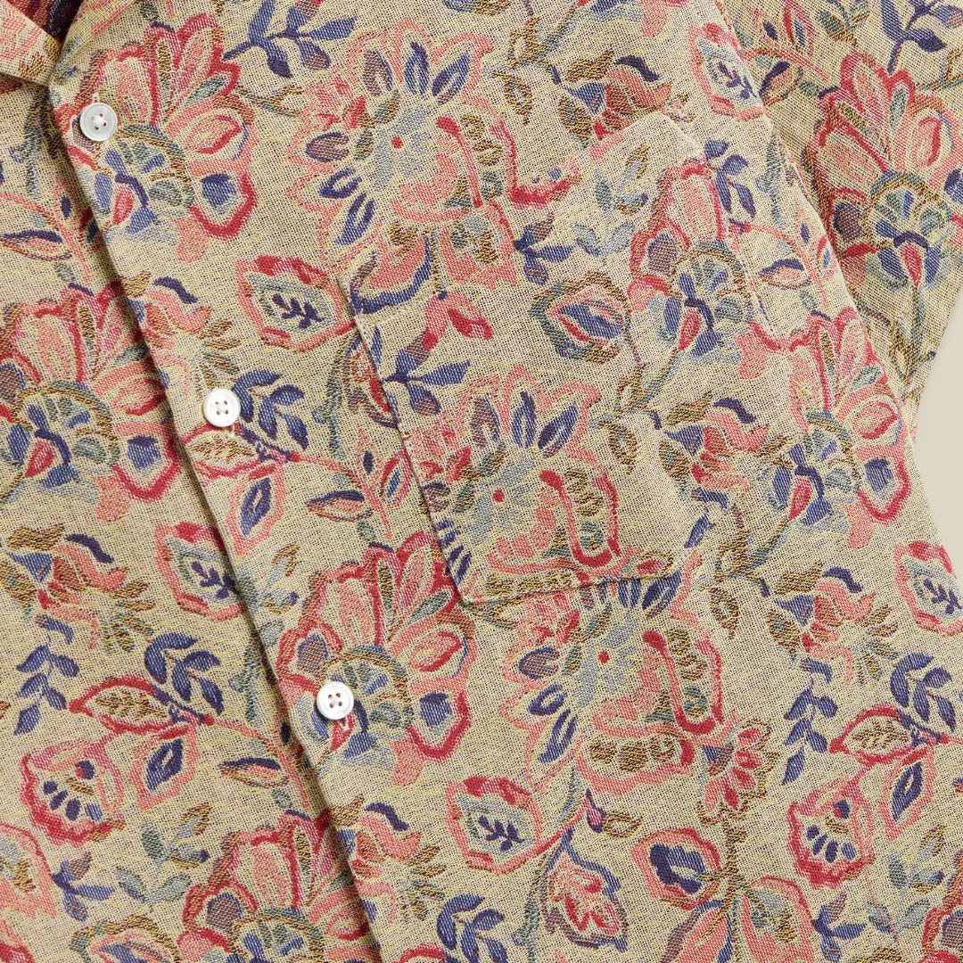 Chemise Tapisserie Flowers - Portuguese Flannel - détail 3
