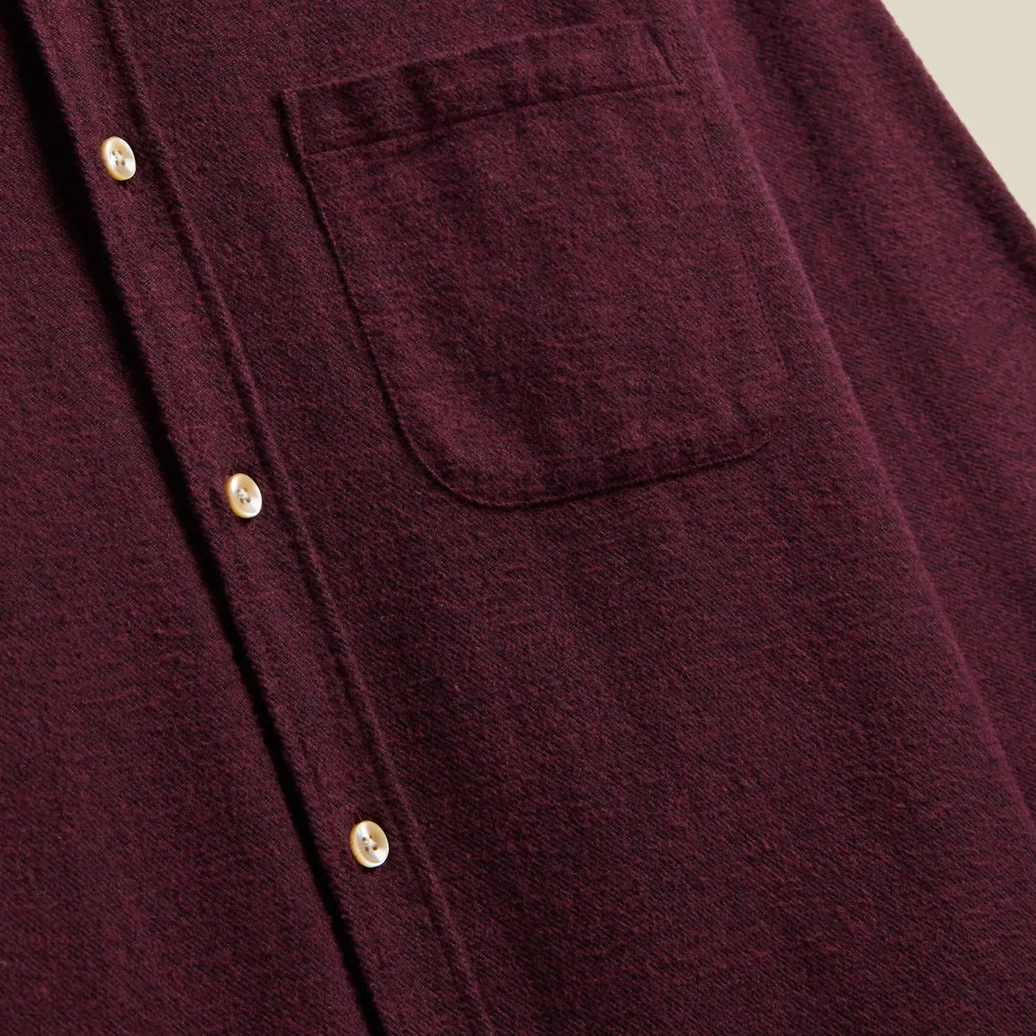 CHEMISE TECA - BORDEAUX PORTUGUESE FLANNEL -  Klubb