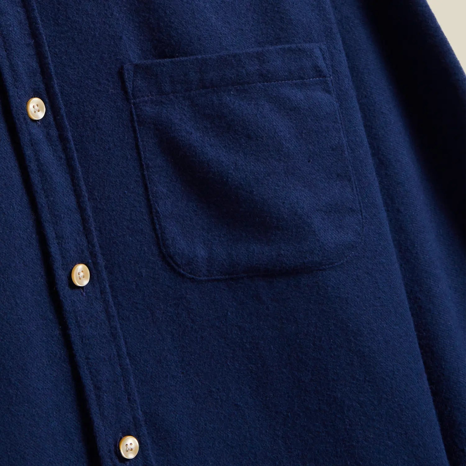 CHEMISE TECA - NAVY PORTUGUESE FLANNEL -  Klubb