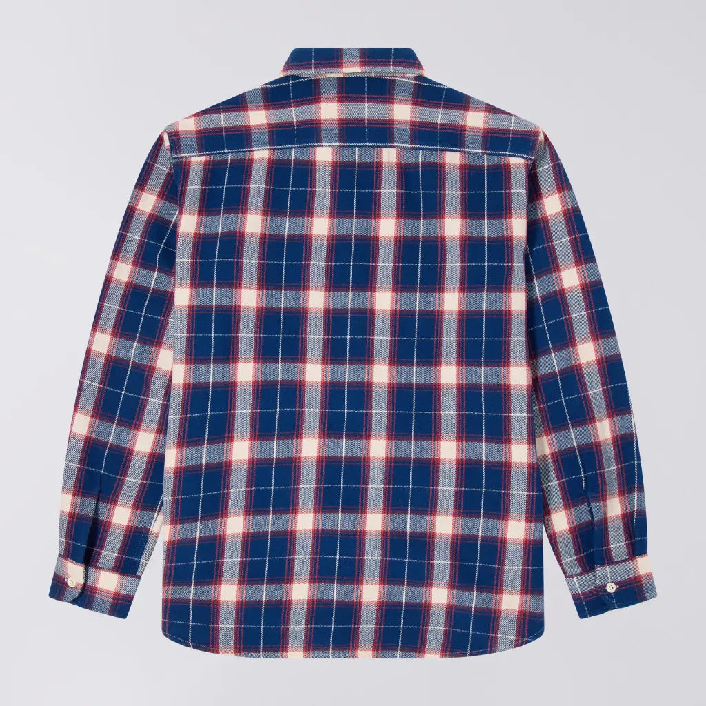 EDWIN -  CHEMISE WORKS MARINE & ROUGE -  Klubb