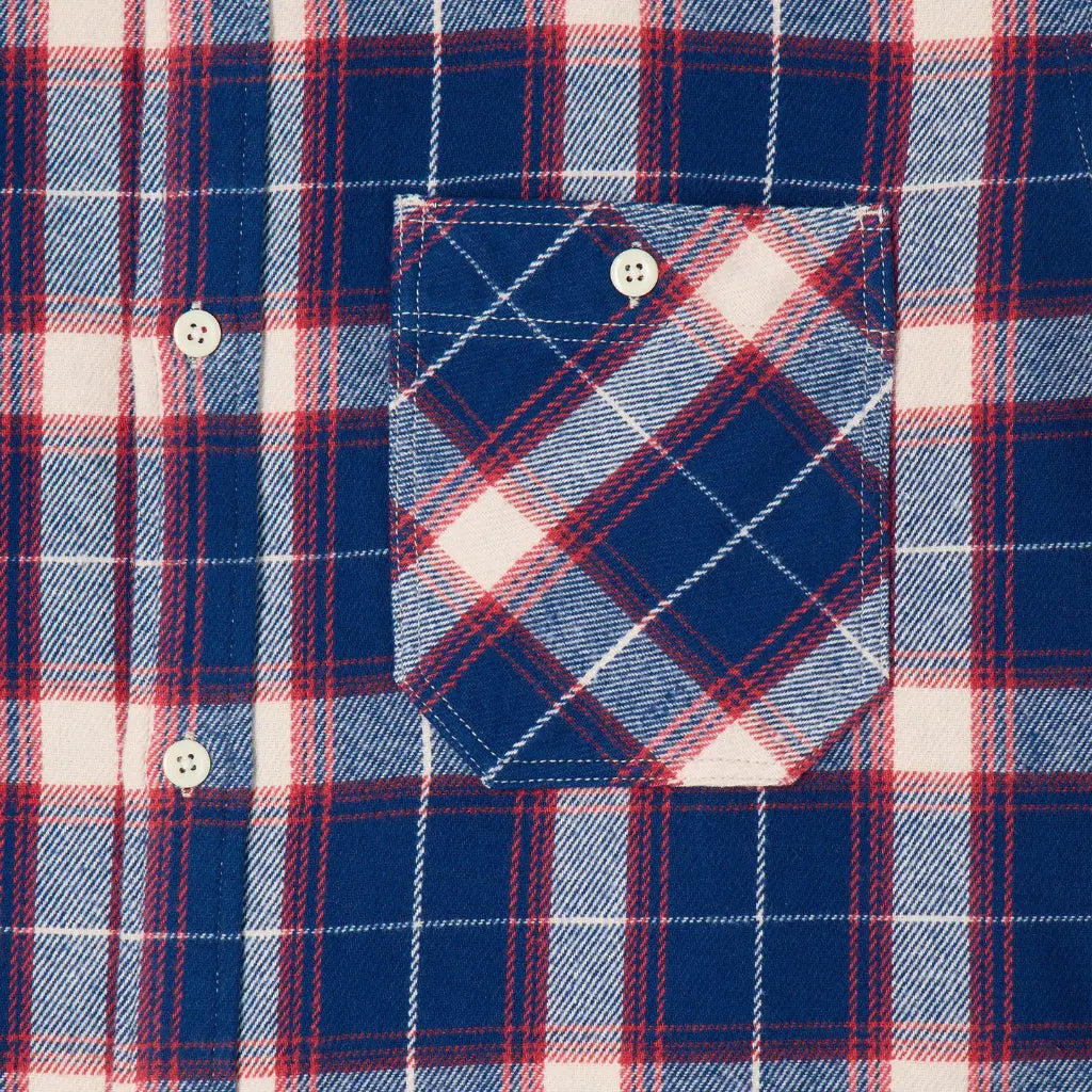 EDWIN -  CHEMISE WORKS MARINE & ROUGE -  Klubb