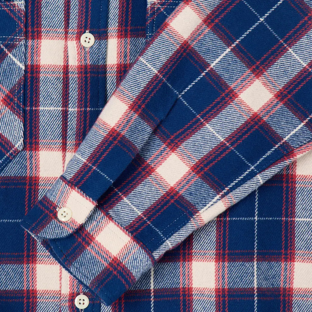 EDWIN -  CHEMISE WORKS MARINE & ROUGE -  Klubb