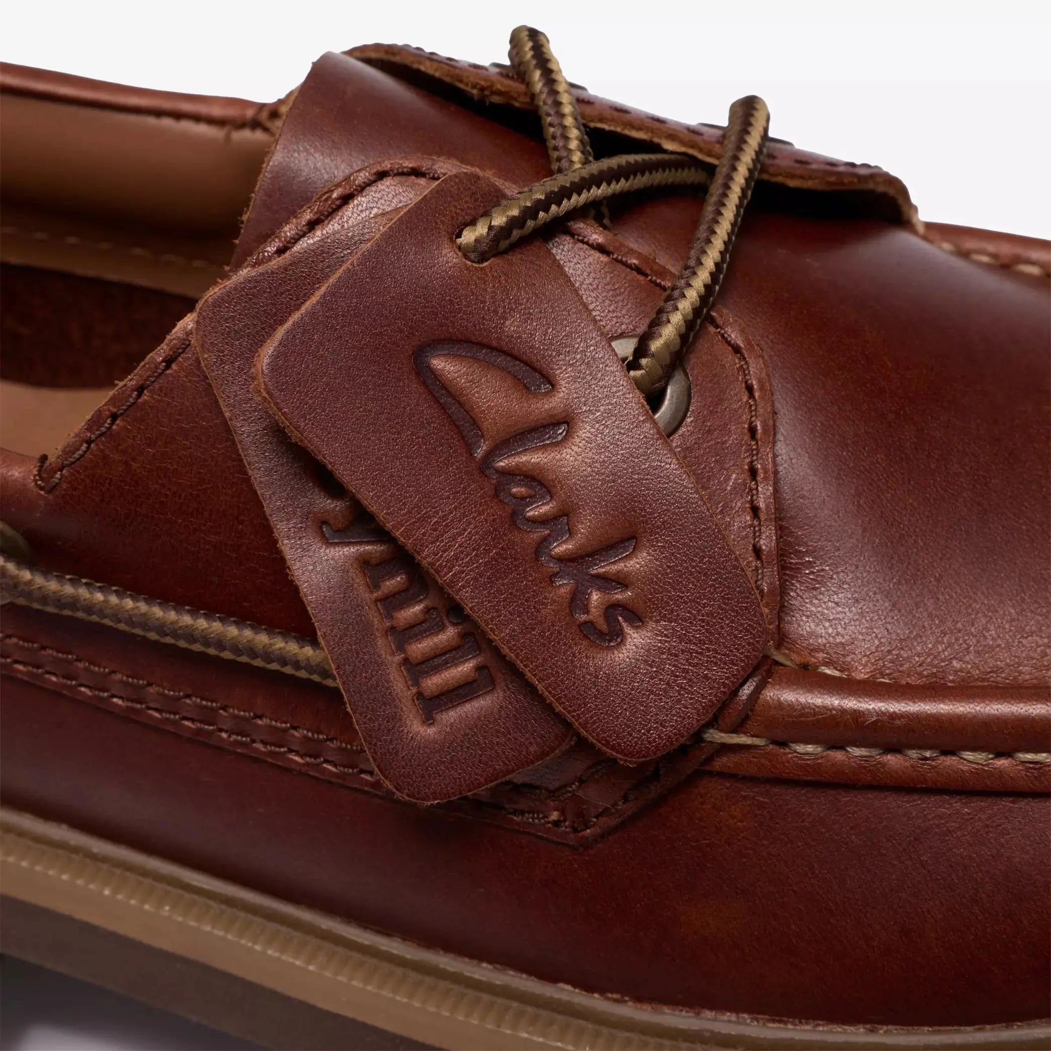 CLEYHILL BOAT - CUIR MARRON