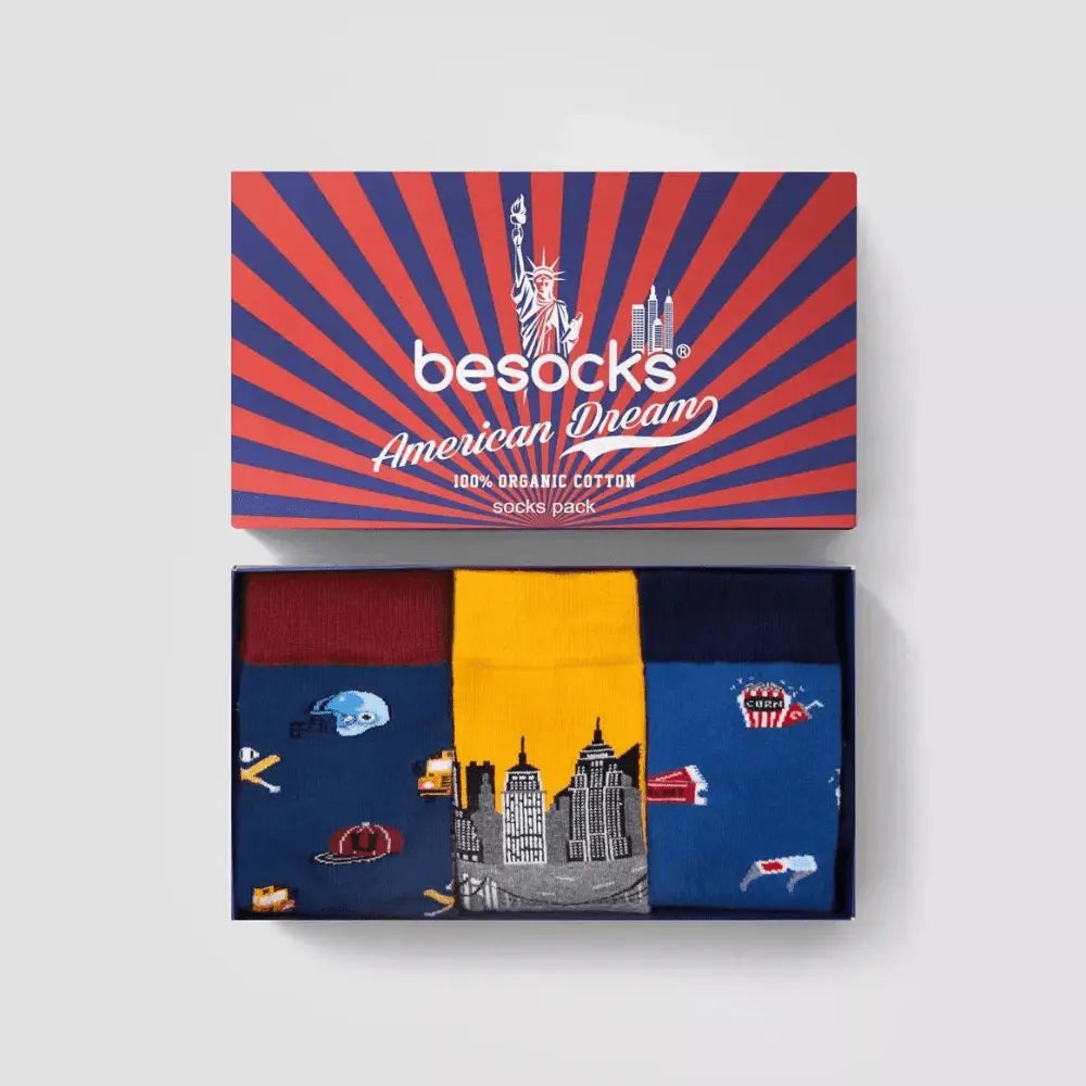COFFRET 3 CHAUSSETTES AMERICAN DREAM