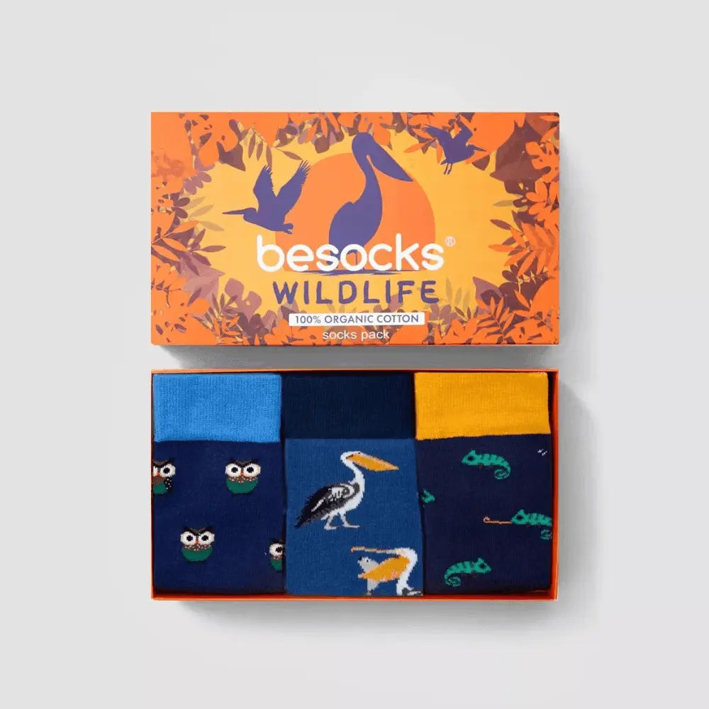 COFFRET 3 CHAUSSETTES WILDLIFE