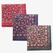 COFFRET MOUCHOIRS - PAISLEY BARBOUR -  Klubb
