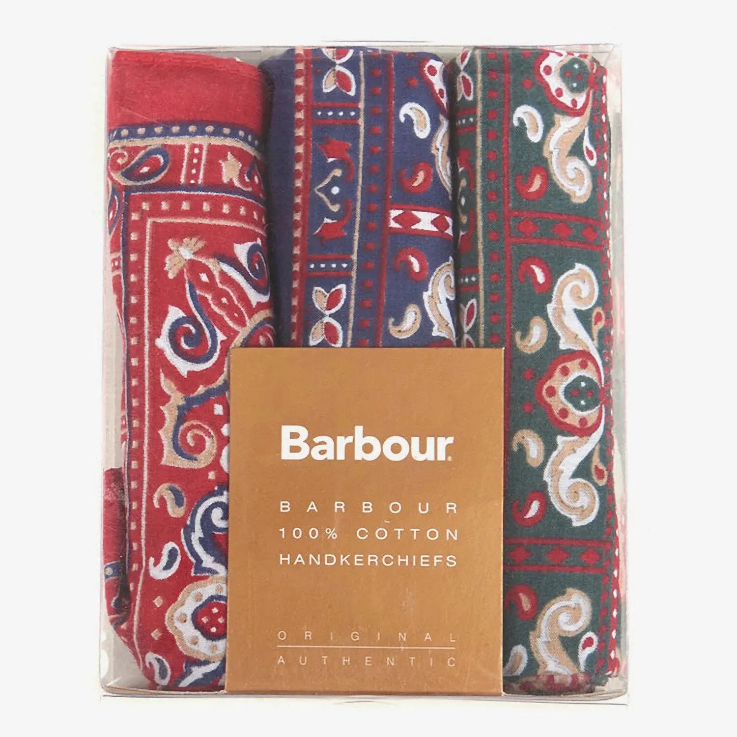 COFFRET MOUCHOIRS - PAISLEY BARBOUR -  Klubb