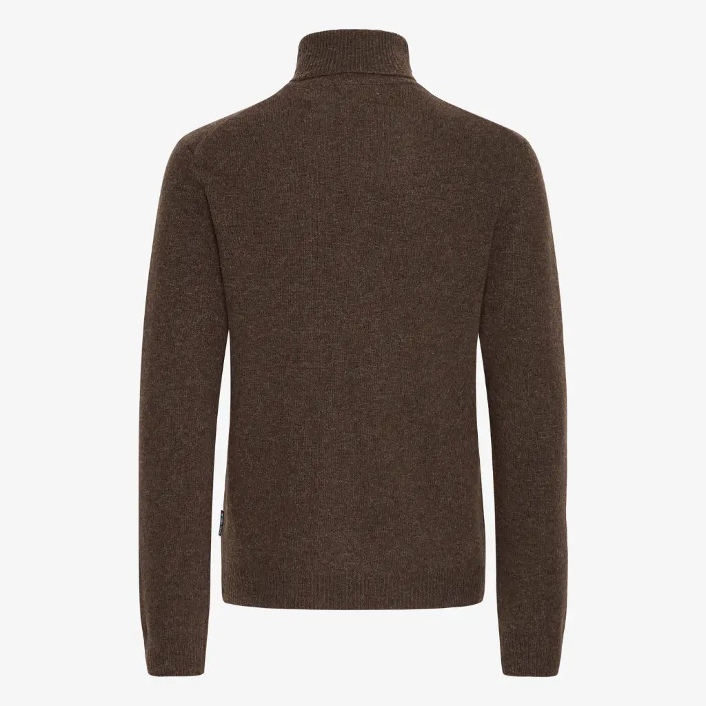 CASUAL FRIDAY -  COL ROULÉ - MARRON -  Klubb