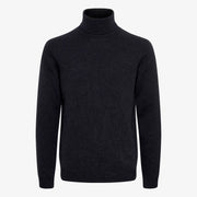 COL ROULÉ - NOIR ANTHRACITE CASUAL FRIDAY -  Klubb