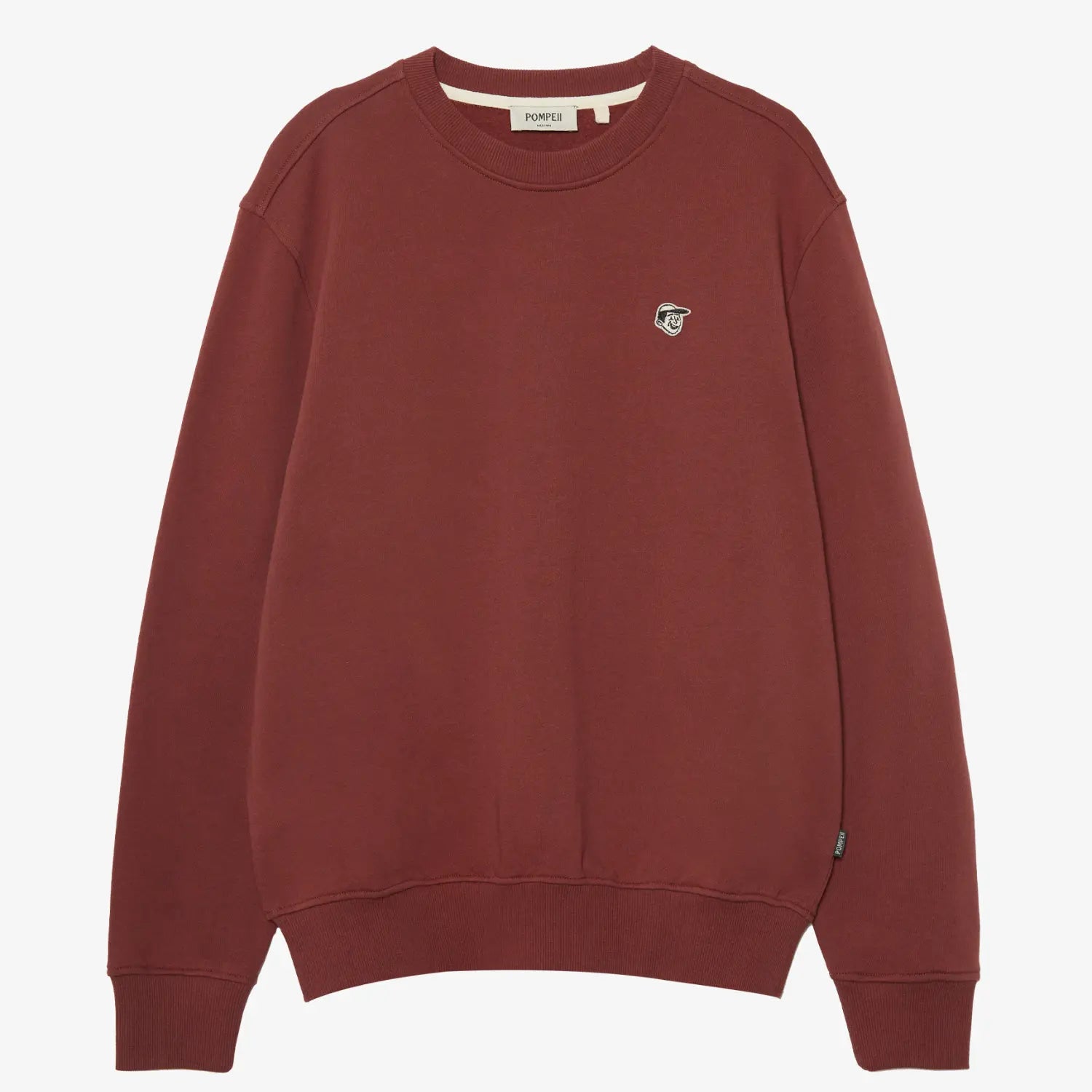 CREWNECK EMILIO - SEPIA POMPEII BRAND -  Klubb