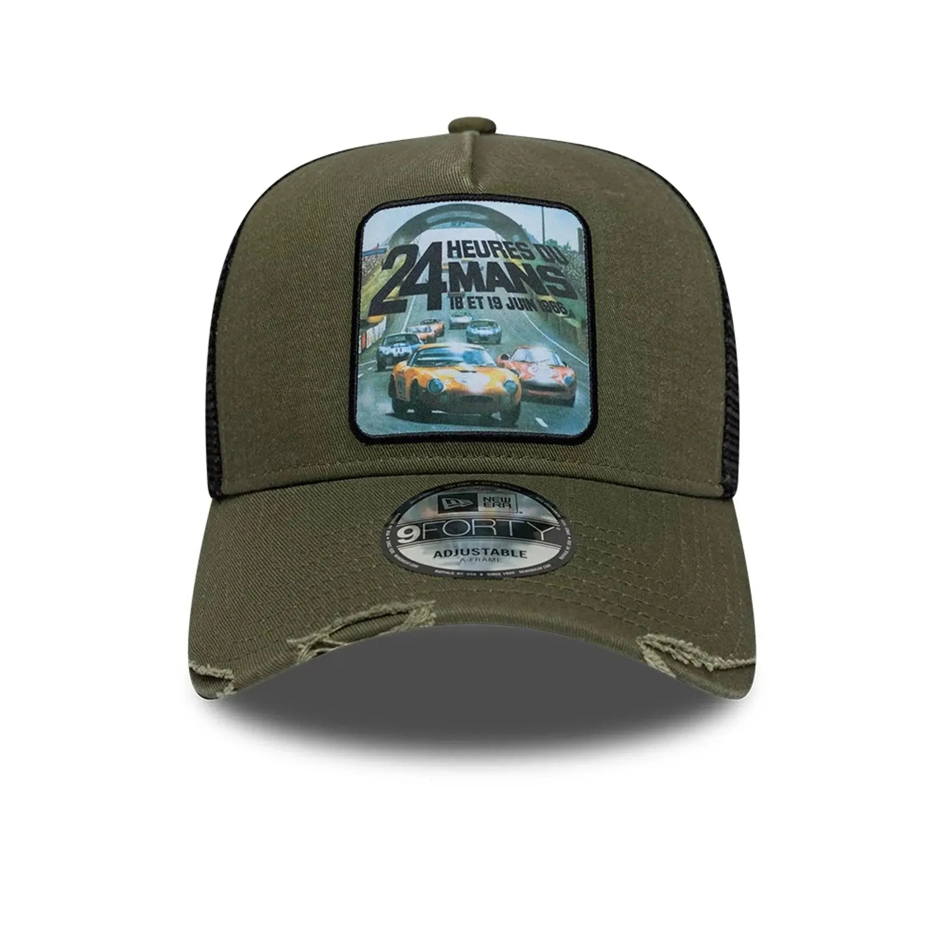Casquette New Era 9Forty A-Frame Trucker 24H du Mans - Vert - New Era - détail 2