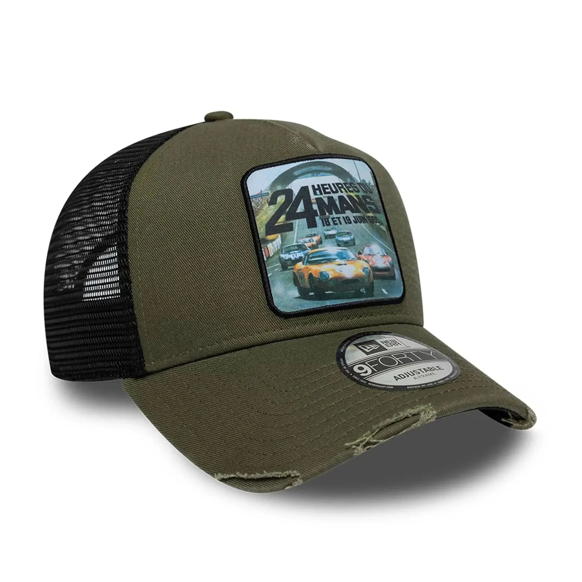 Casquette New Era 9Forty A-Frame Trucker 24H du Mans - Vert - New Era - détail 3