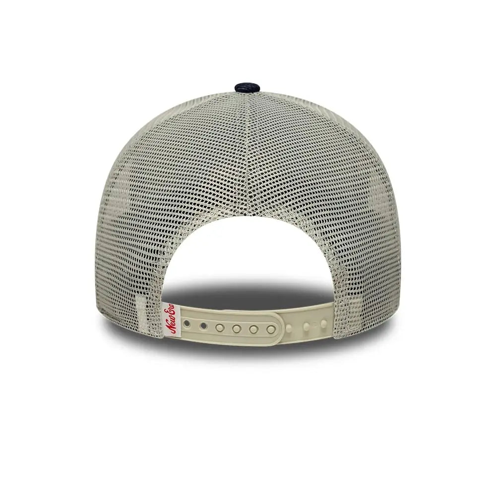 Casquette 9FORTY A-Frame Trucker New Era Patch Denim - Bleu Foncé - New Era