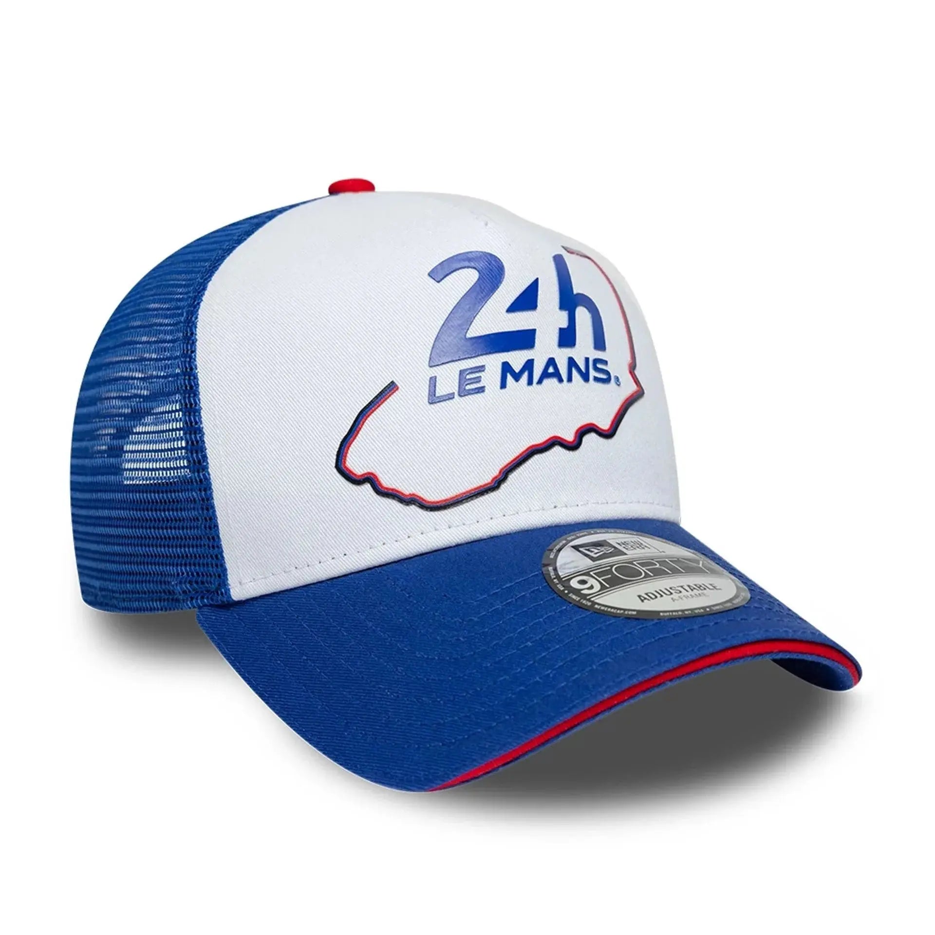 Casquette New Era 9Forty A-Frame Trucker 24H du Mans - Bleu - New Era - détail 3