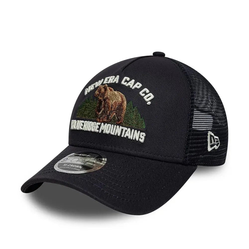 Casquette 9FORTY M-Crown A-Frame Trucker New Era Graphic - Bleu Marine - New Era