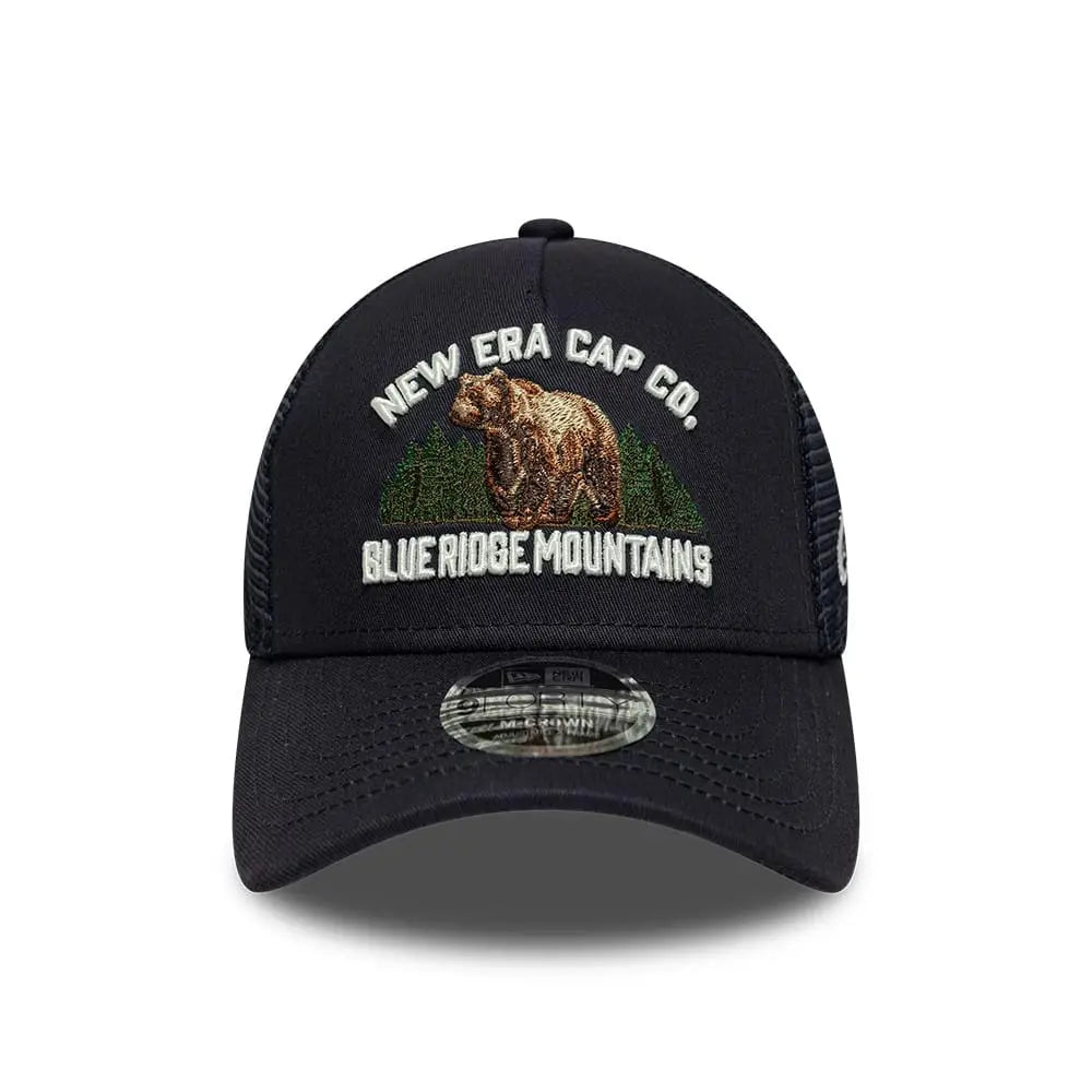 Casquette 9FORTY M-Crown A-Frame Trucker New Era Graphic - Bleu Marine - New Era