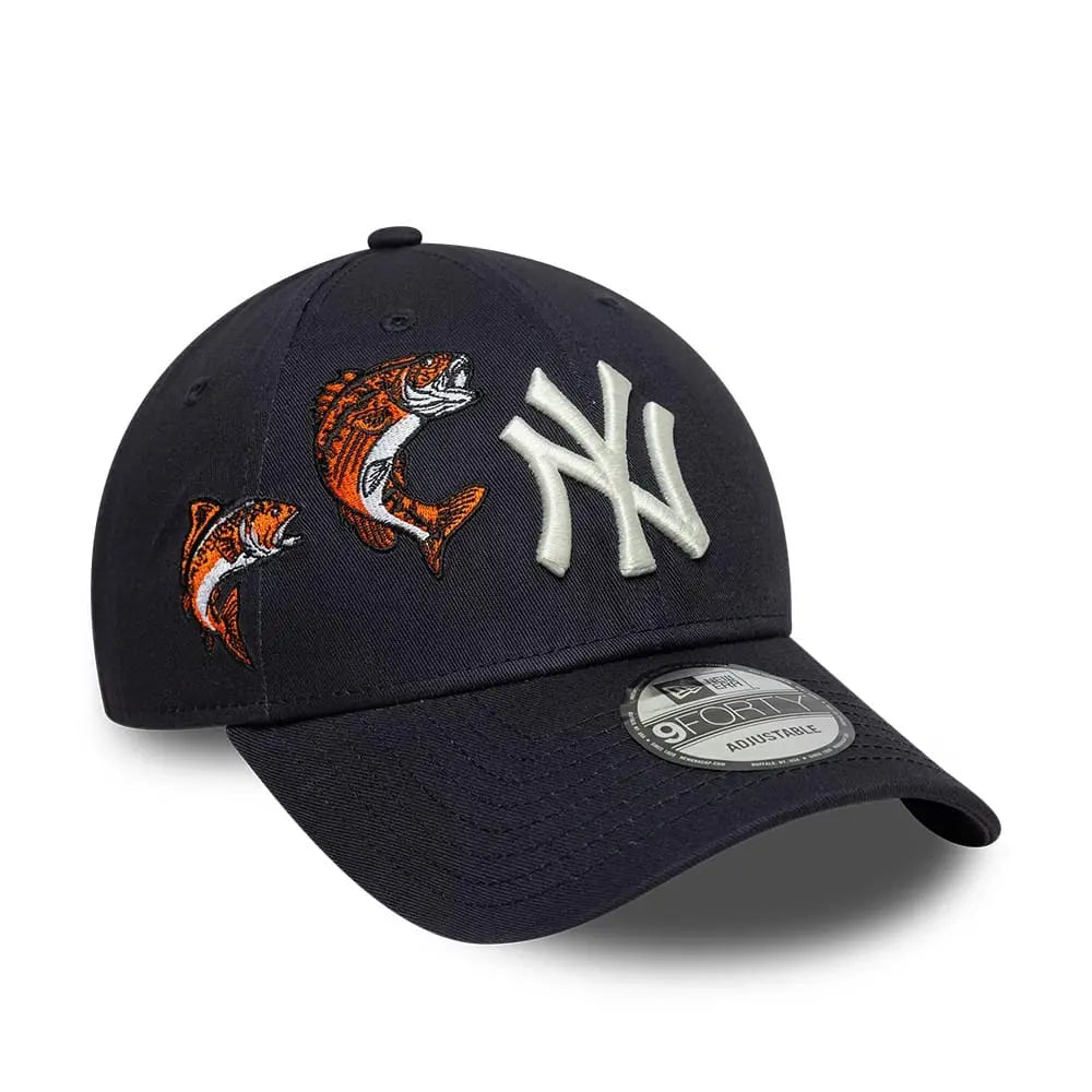 Casquette 9FORTY New York Yankees MLB Outdoor Icon - Bleu Marine - New Era