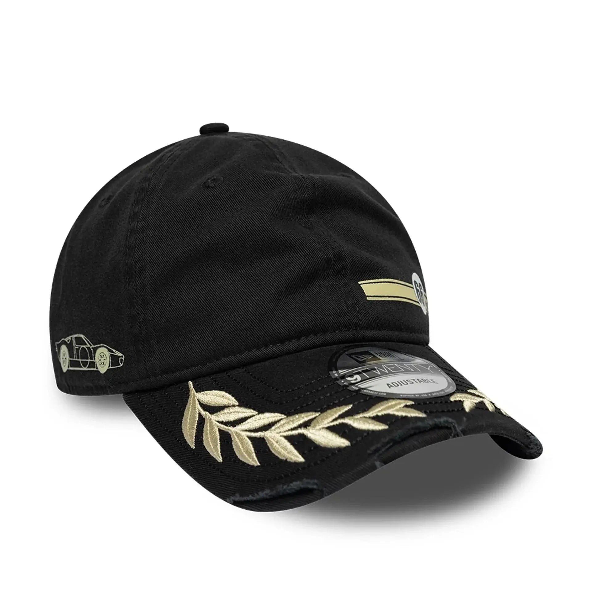 Casquette New Era 9Twenty Graphique Délavé 24H du Mans - Noir - New Era - détail 3