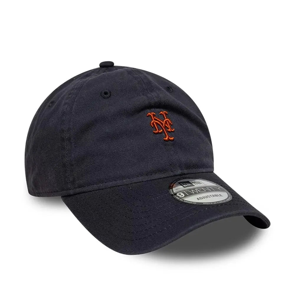 Casquette 9TWENTY New York Mets MLB Washed Mini Logo - Bleu Marine - New Era