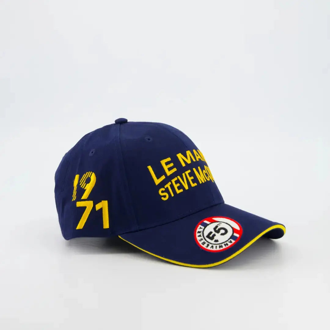 Casquette Faster le Mans 1971 - Bleu Marine - Steve Mcqueen le Mans