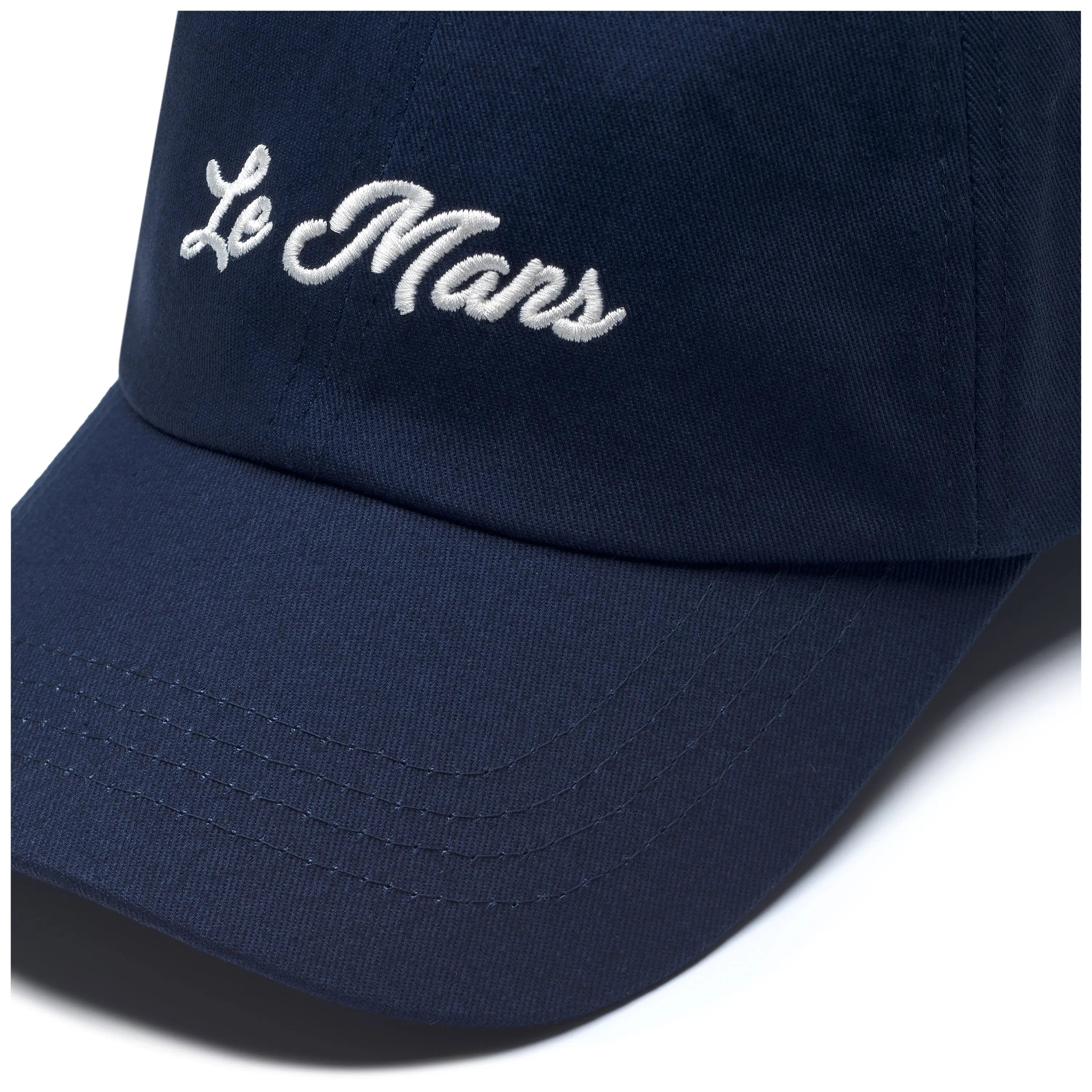Casquette Kappa Sienna 24H Le Mans bleu — détail logos contrastés
