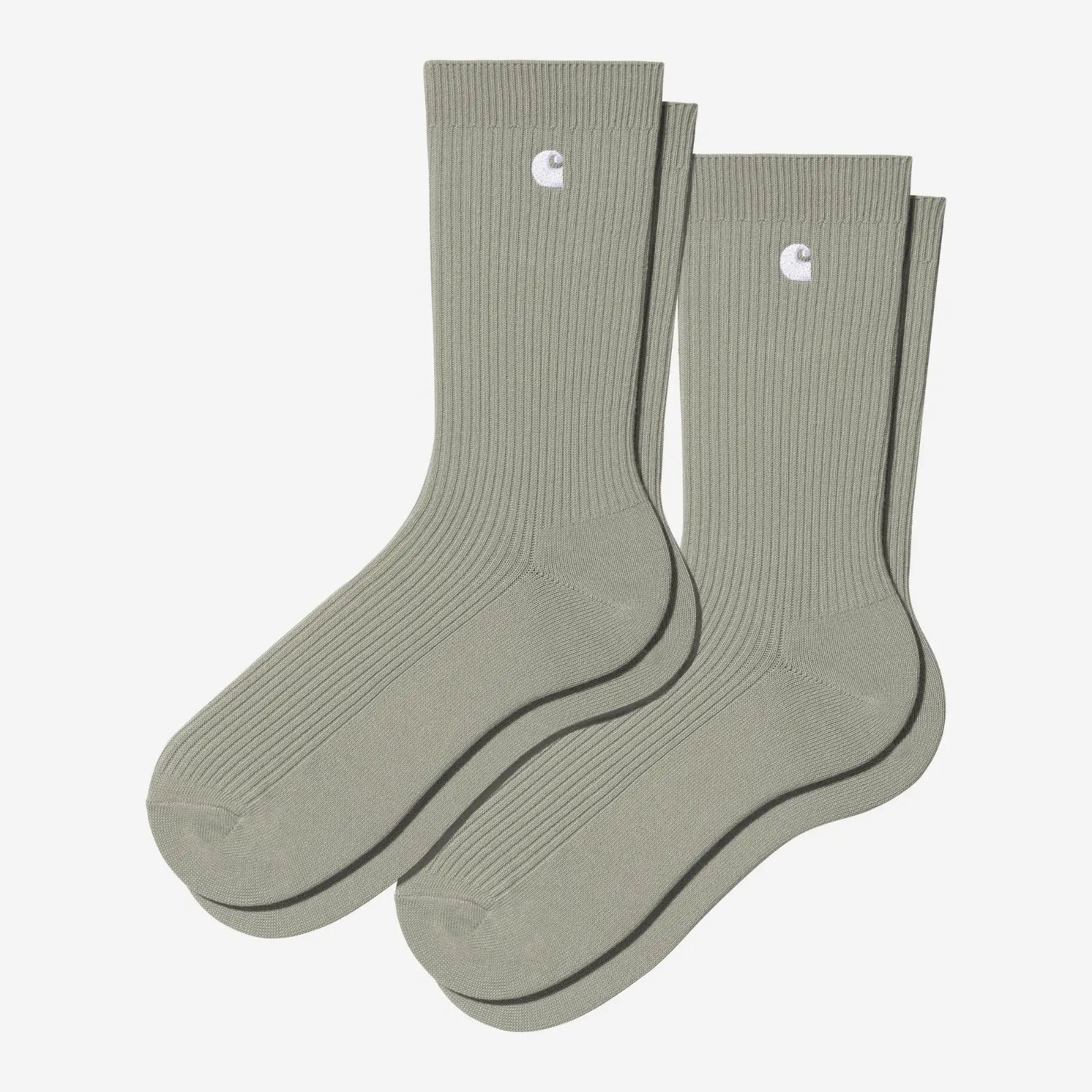 Pack Chaussettes Madison - Shady Green / White - Carhartt WIP