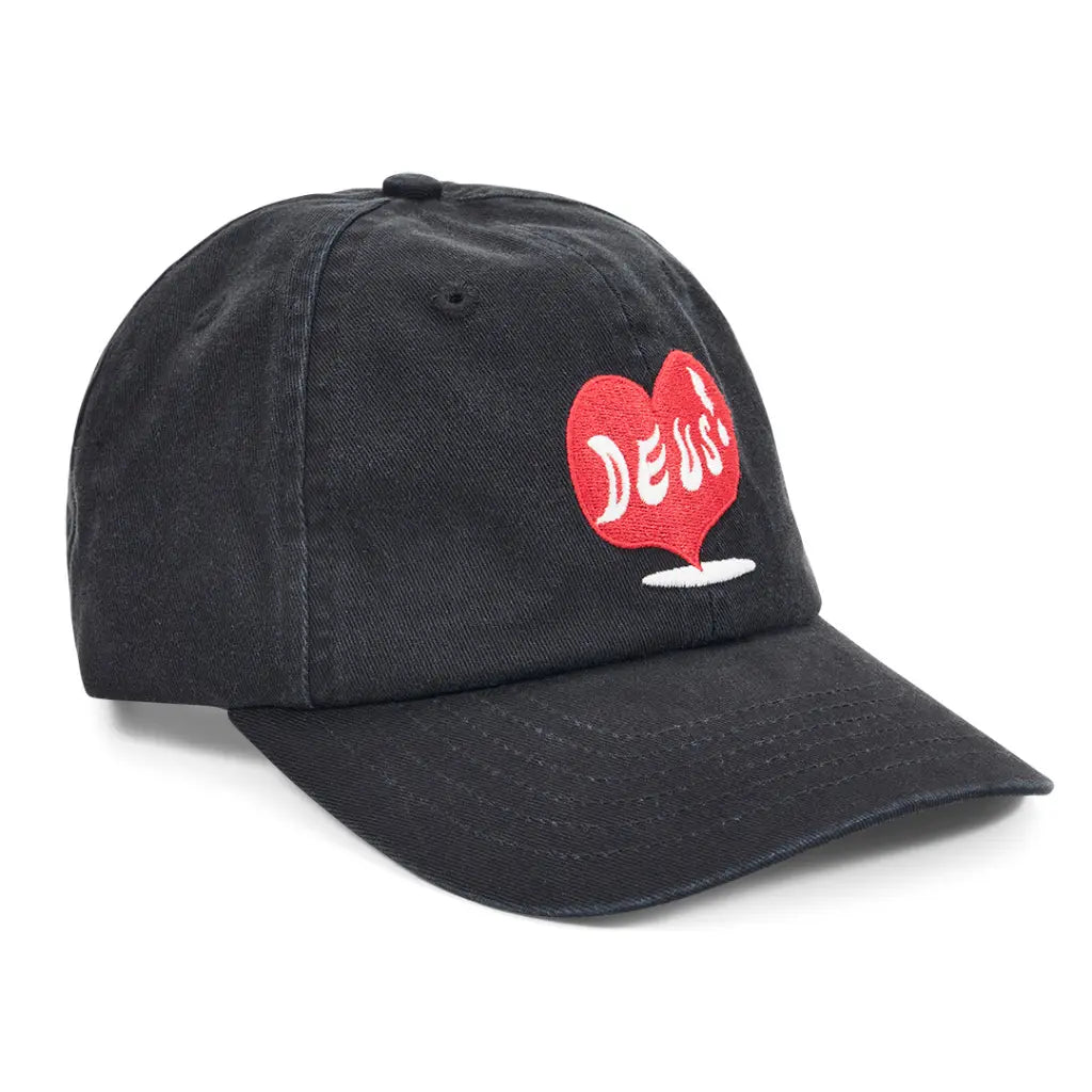 DEUS EX MACHINA -  DEEP CUT DAD CAP BLACK -  Klubb