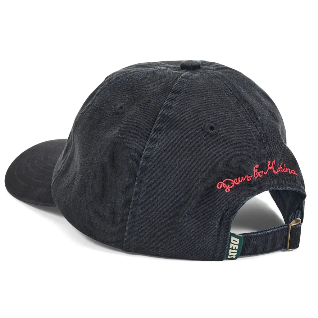 DEUS EX MACHINA -  DEEP CUT DAD CAP BLACK -  Klubb