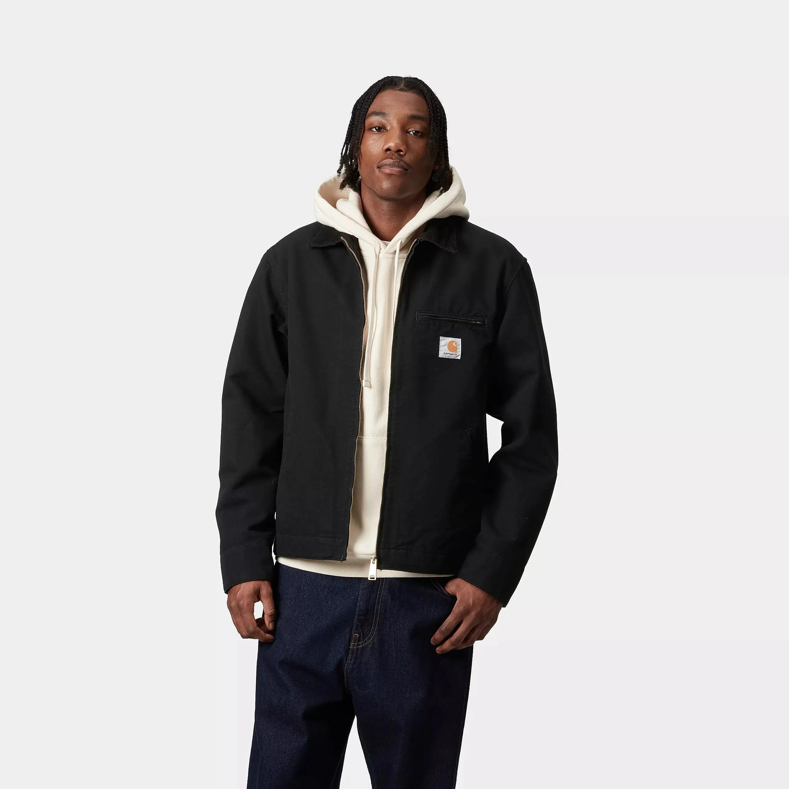 DETROIT JACKET - NOIR CARHARTT WIP -  Klubb