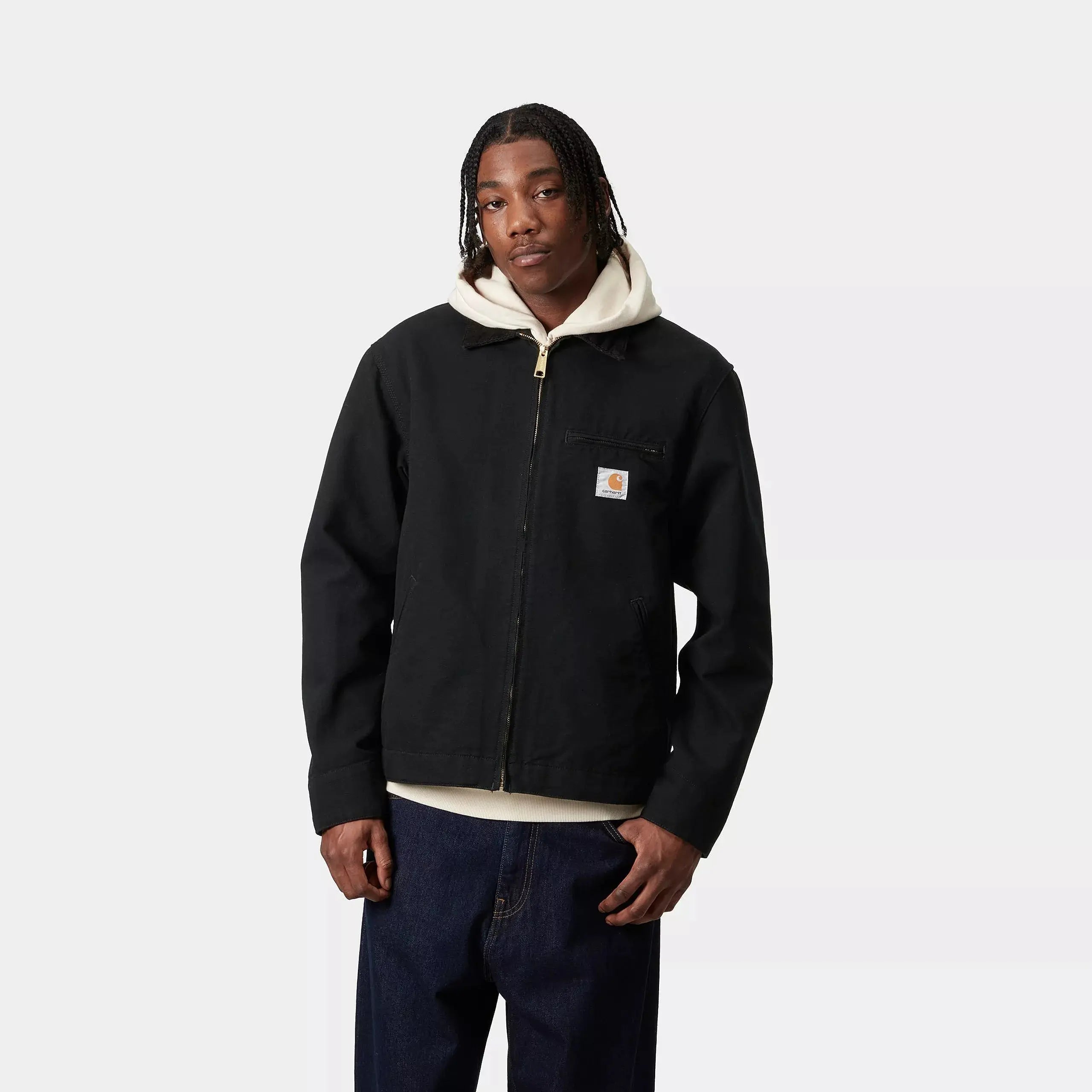DETROIT JACKET - NOIR CARHARTT WIP -  Klubb