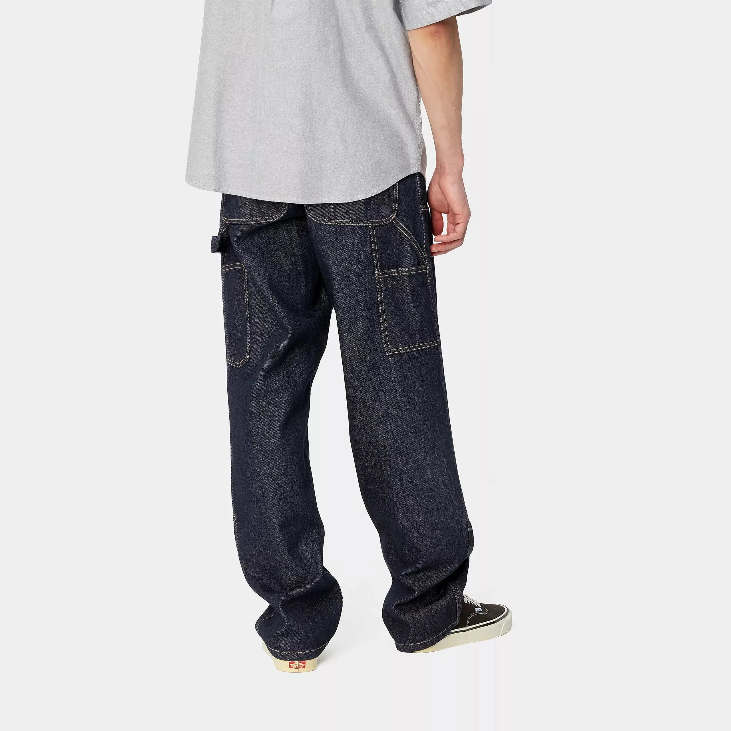 DOUBLE KNEE PANT - RINSED CARHARTT WIP -  Klubb
