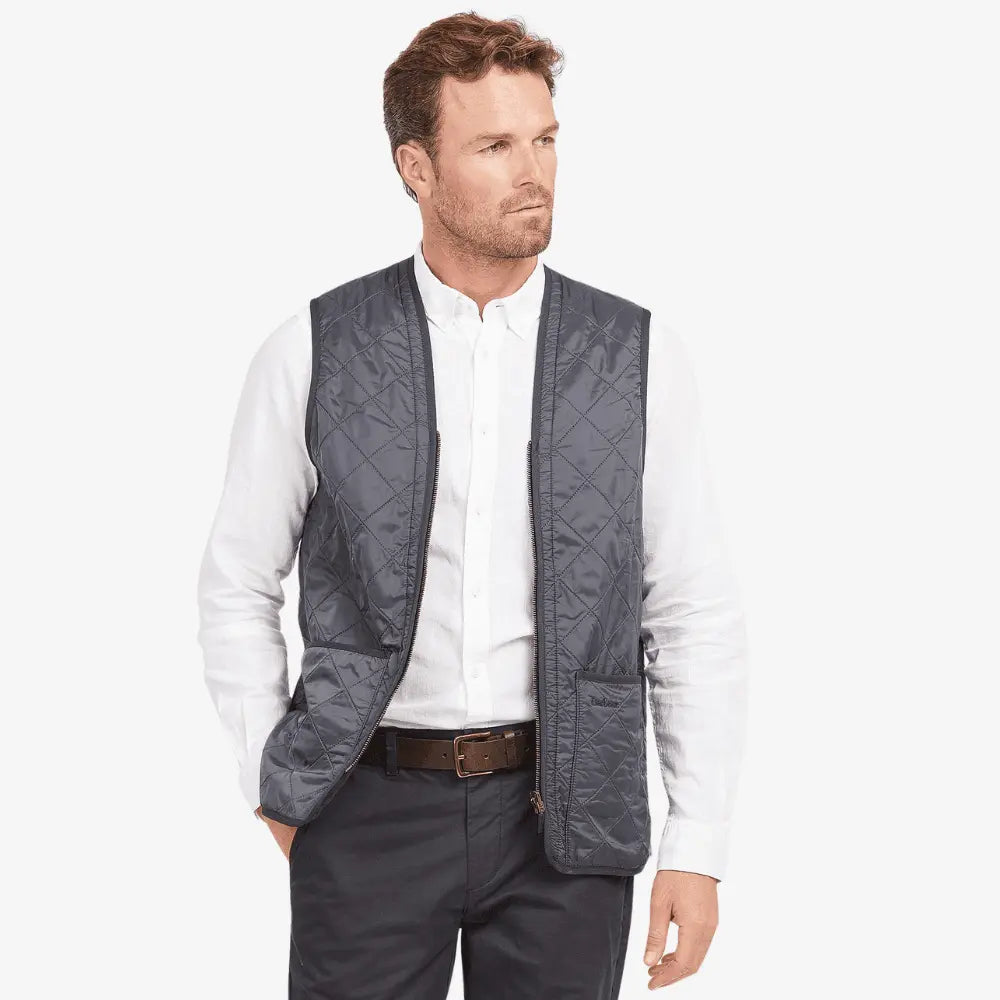 NAVY POLARQUILT QUILTED VEST