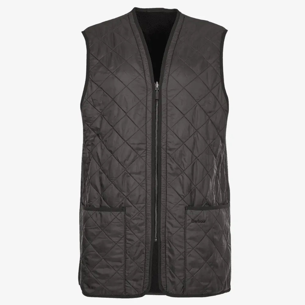 BLACK POLARQUILT QUILTED VEST