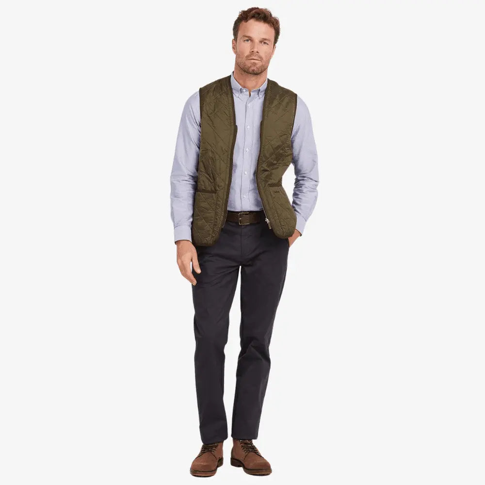 OLIVE POLARQUILT QUILTED VEST