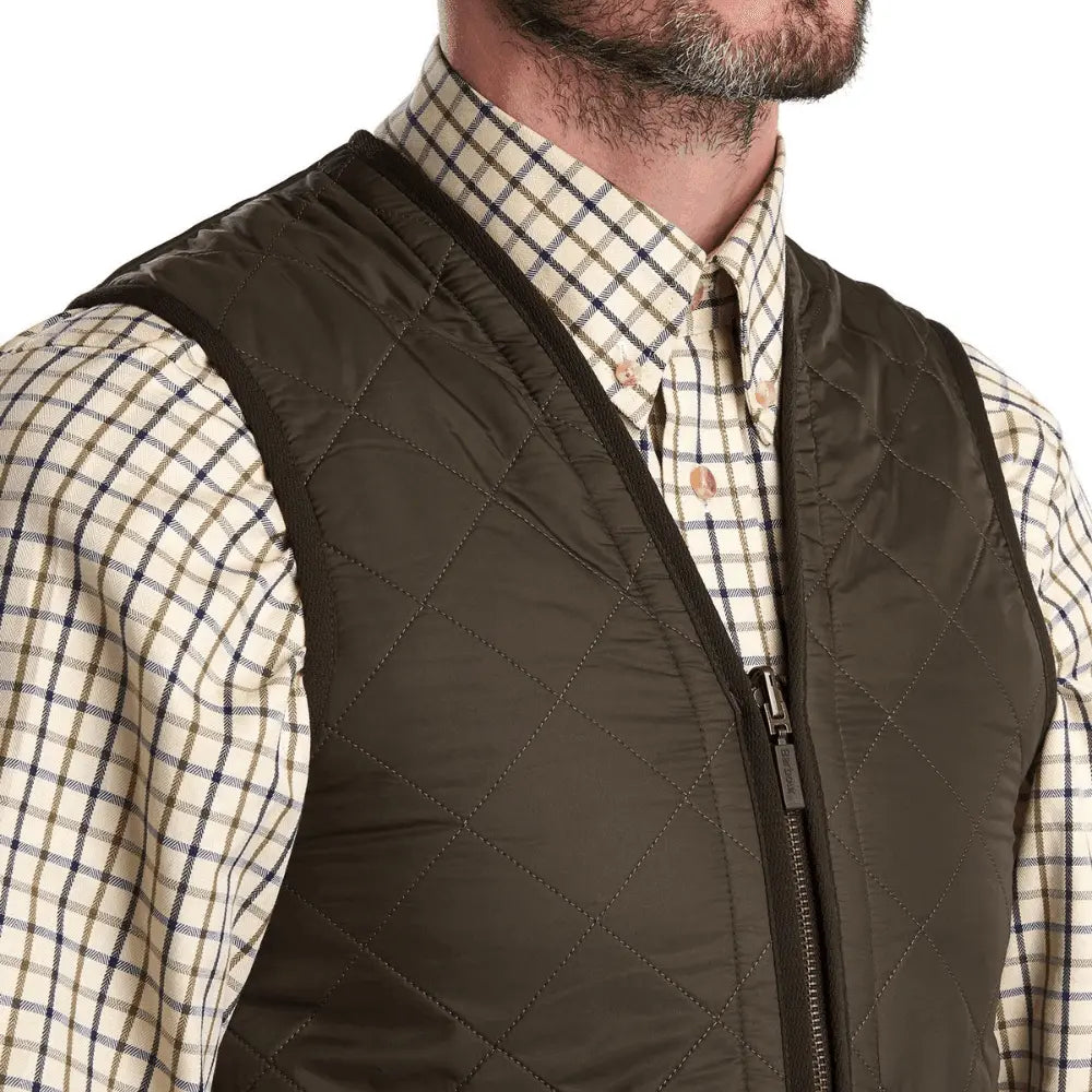 OLIVE POLARQUILT QUILTED VEST