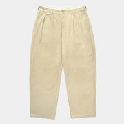 SERVICE WORKS -  DRILL PART TIMER PANT - BEIGE -  Klubb