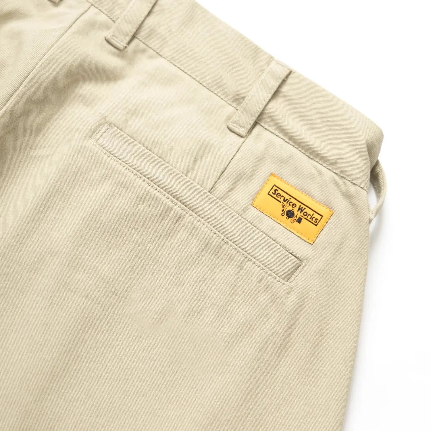 SERVICE WORKS -  DRILL PART TIMER PANT - BEIGE -  Klubb