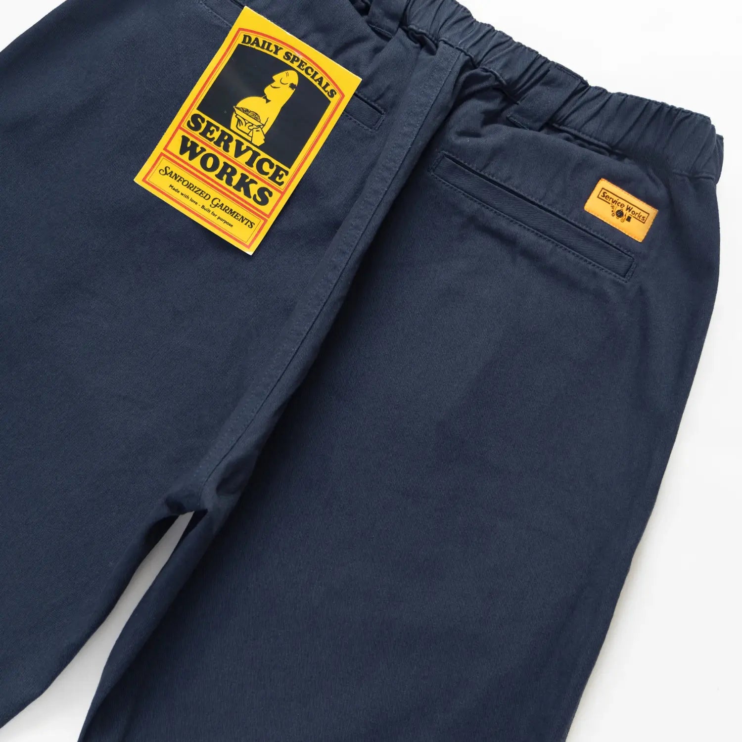 DRILL WAITER PANT - BLEU SERVICE WORKS -  Klubb