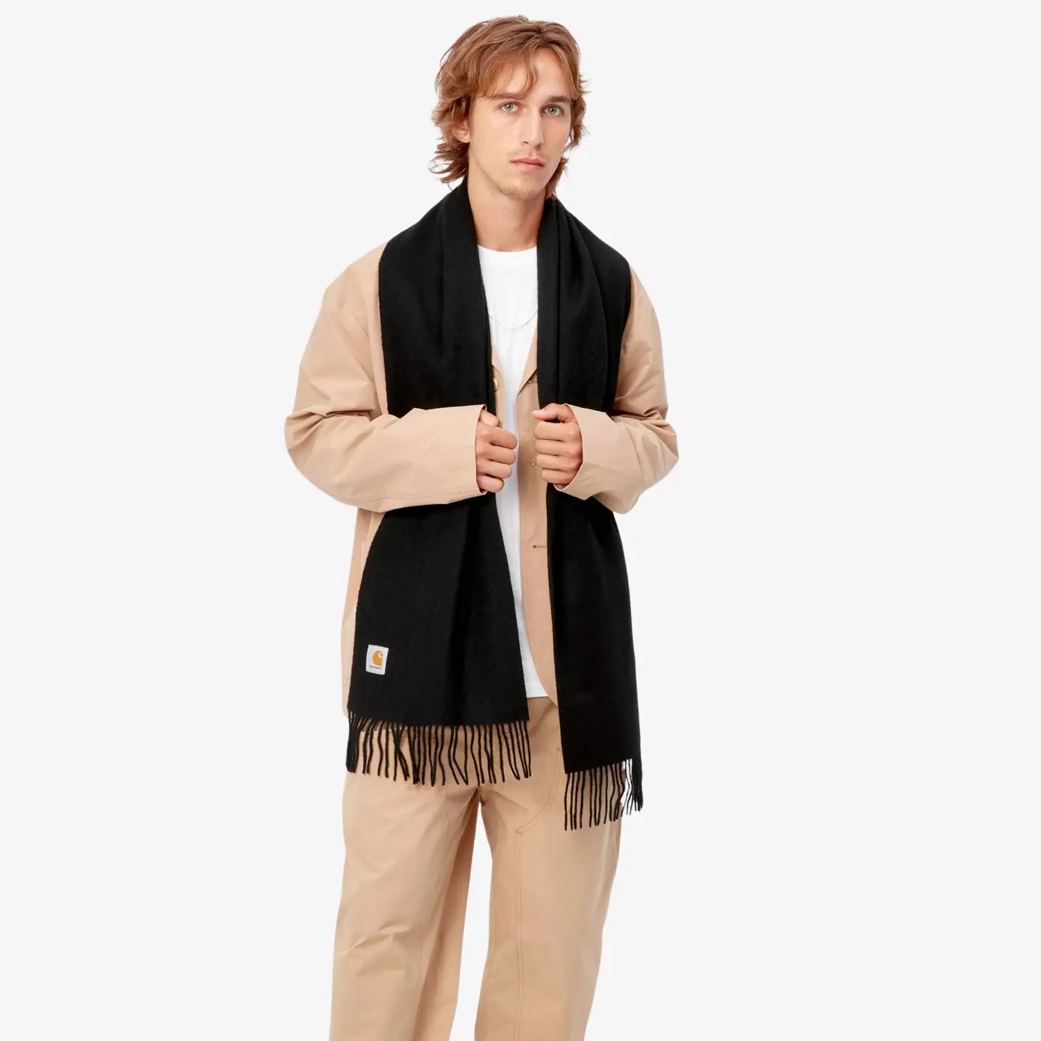 CARHARTT WIP -  ÉCHARPE CLAN SCARF - BLACK -  Klubb
