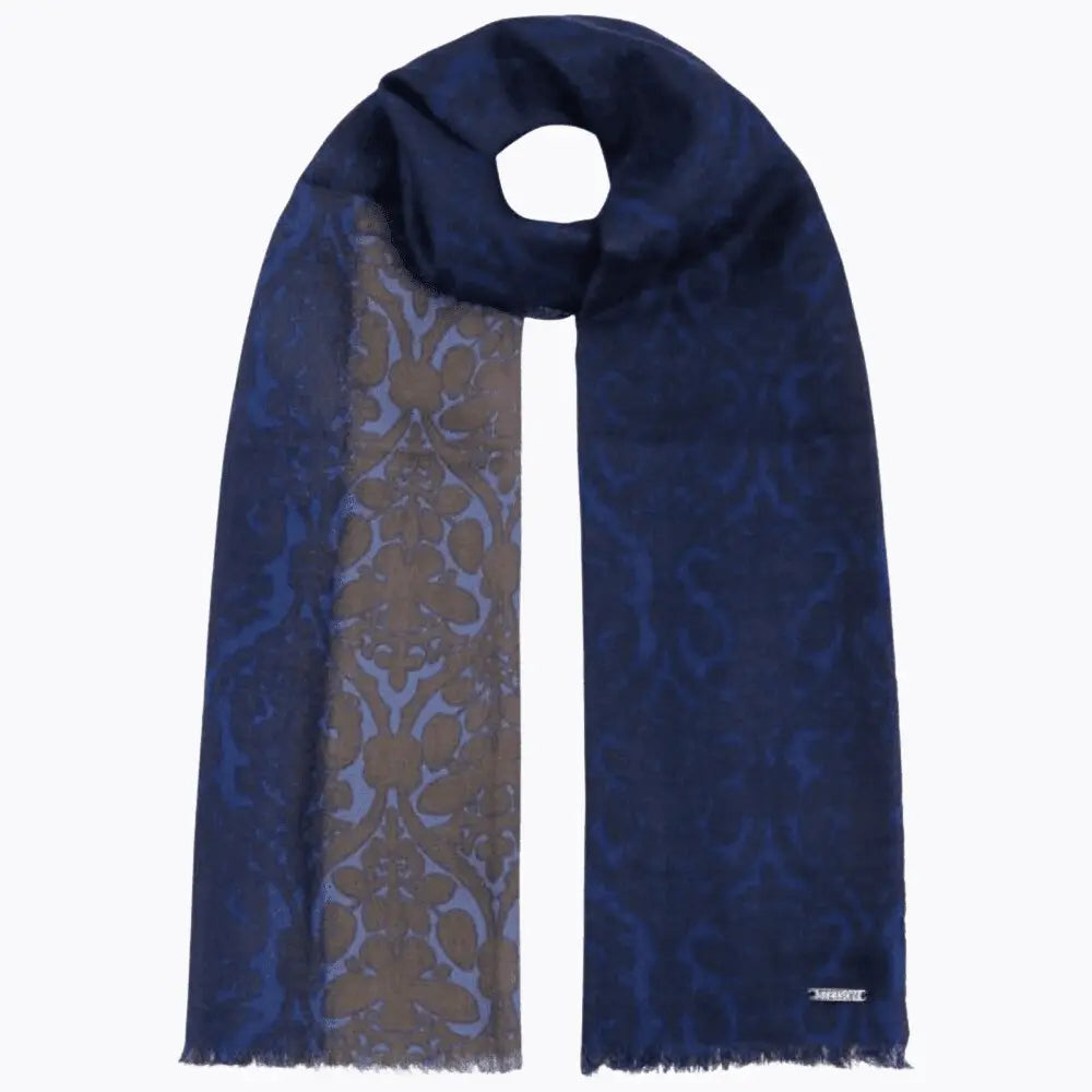 ÉCHARPE LAINE BLEU