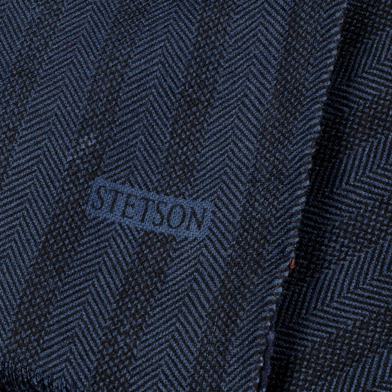 STETSON -  ÉCHARPE LAINE HERRINGBONE DOTS -  Klubb