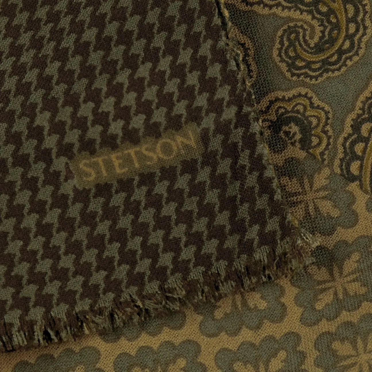STETSON -  ÉCHARPE LAINE PATCHWORK PAISLEY -  Klubb