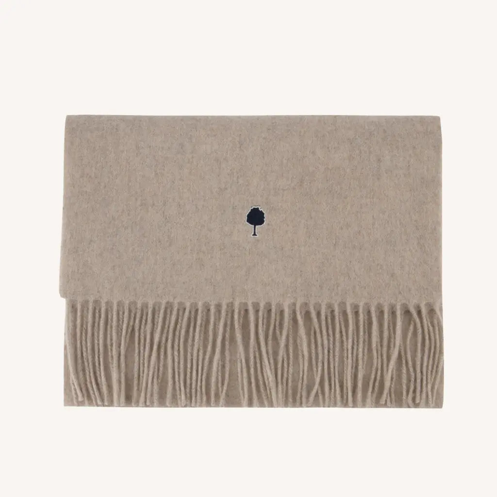 FAGUO -  ÉCHARPE LAINE & CACHEMIRE BEIGE -  Klubb
